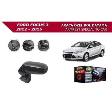 Niken Ford Focus 3 2012-2015 Araca Özel Kol Dayama Usbsİz