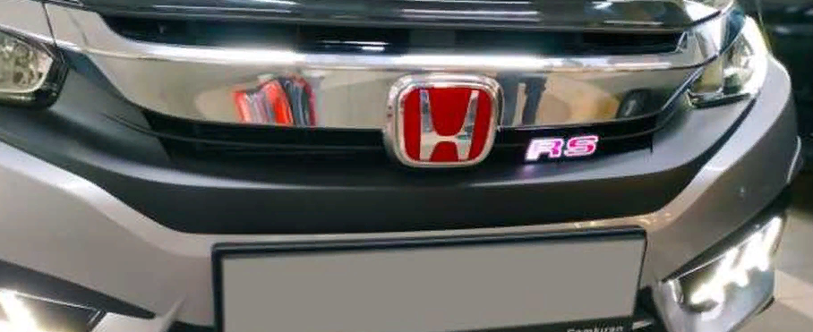 Honda Civic Fc5 2016-2020 Işıklı Rs Logo