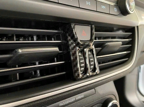 Ford Focus 2019+ İkaz Düğme Kaplama -karbon(abs)