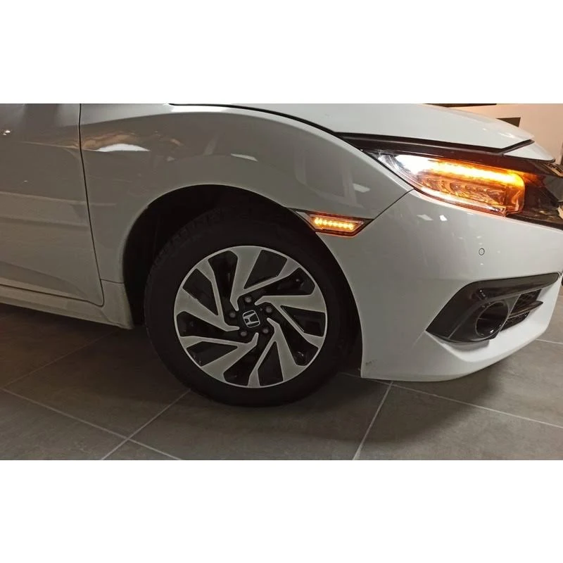 Honda Civic FC5 2016-2020 Çamurluk Sinyali Beyaz