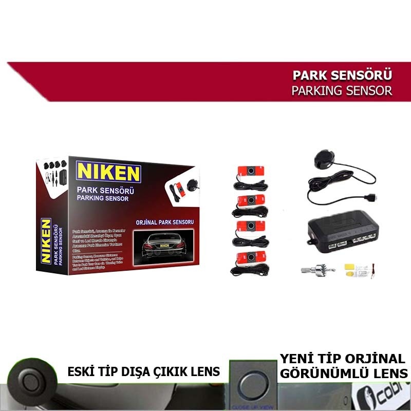 Niken Park Sensörü Led Ekran Ses İkazlı Beyaz Fiyat ve Modelleri