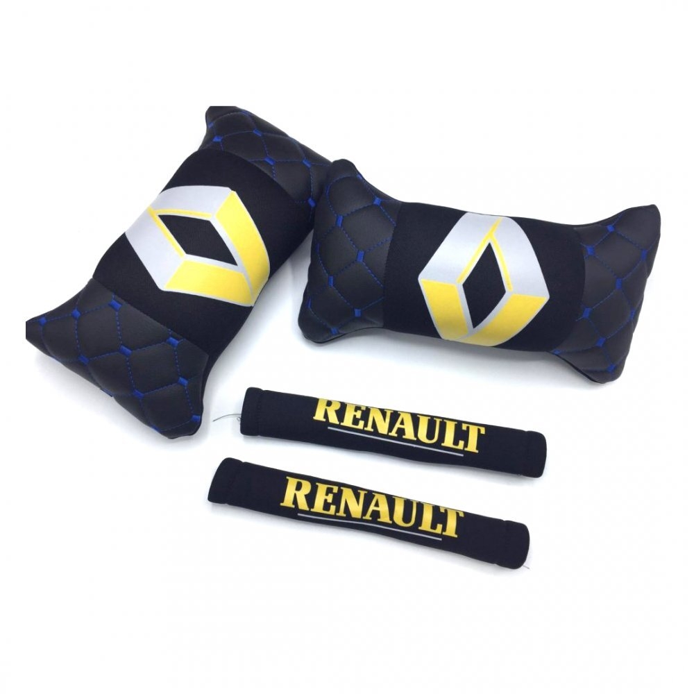 Renault Logolu Boyun Yastığı ve Emniyet Kemer Kılıfı Siyah Fiyat ve  Modelleri