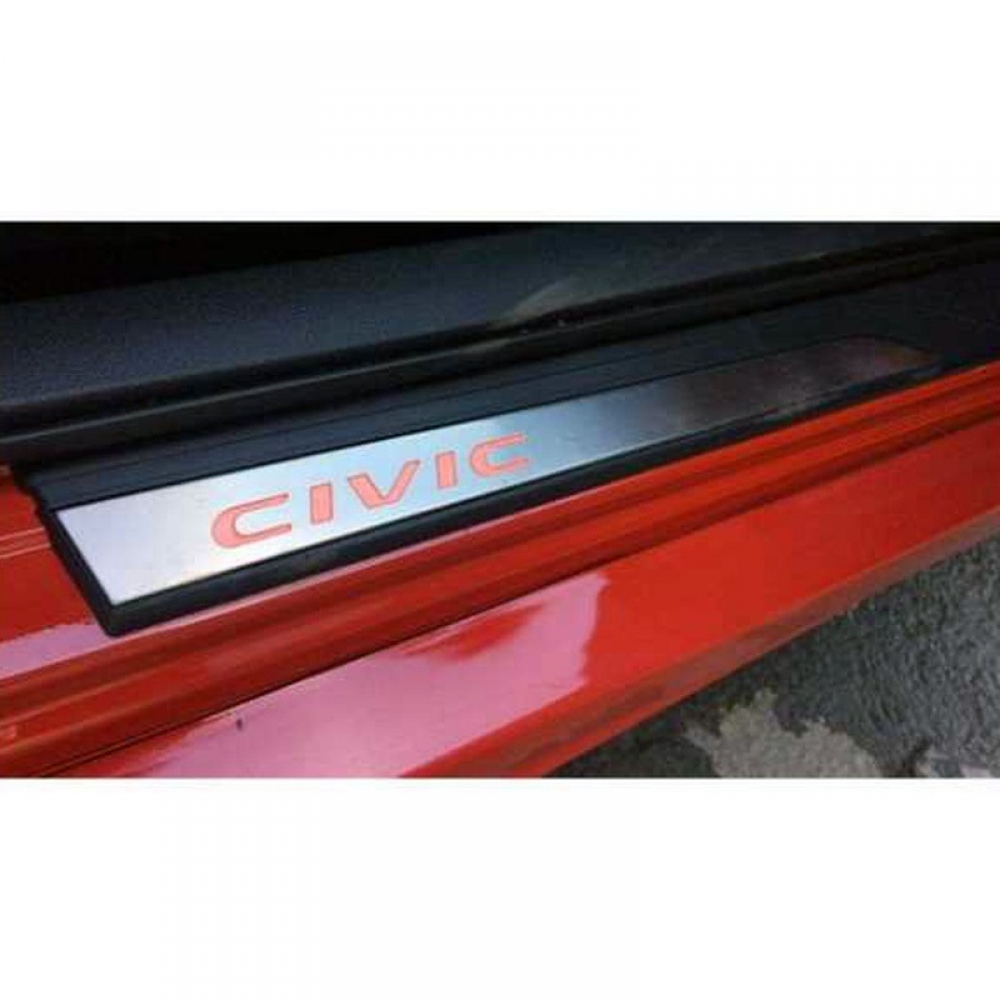 Honda Civic Fc5-FK7 Işıklı Kapı Eşiği Kırmızı 2016-2020 Fiyat ve Modelleri