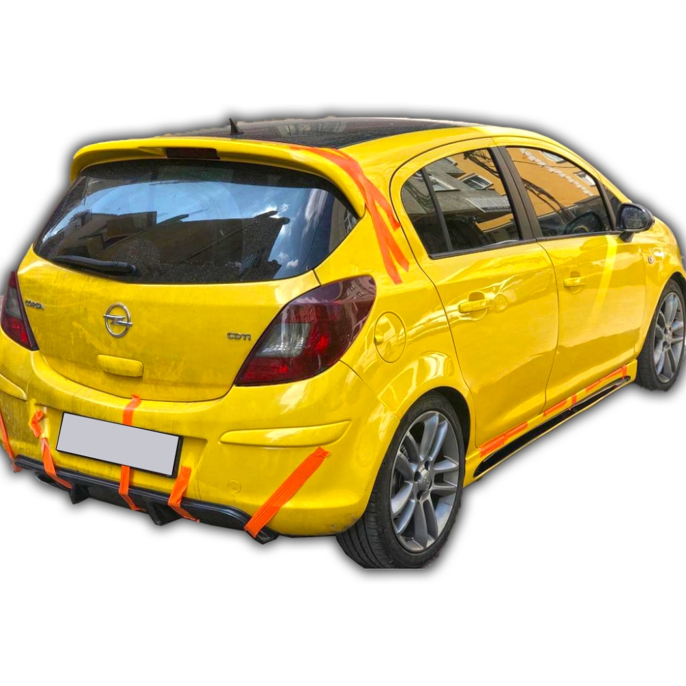 Opel Corsa D 4 Kapı Spoiler Boyasız Fiber Fiyat ve Modelleri