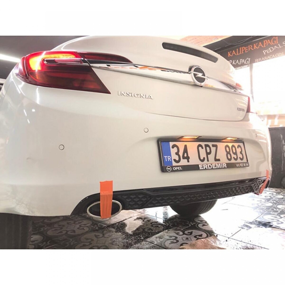 Opel İnsignia 2013 2017 Difüzör Performance +Egz. Ucu (Krom) Set Fiyat ve  Modelleri